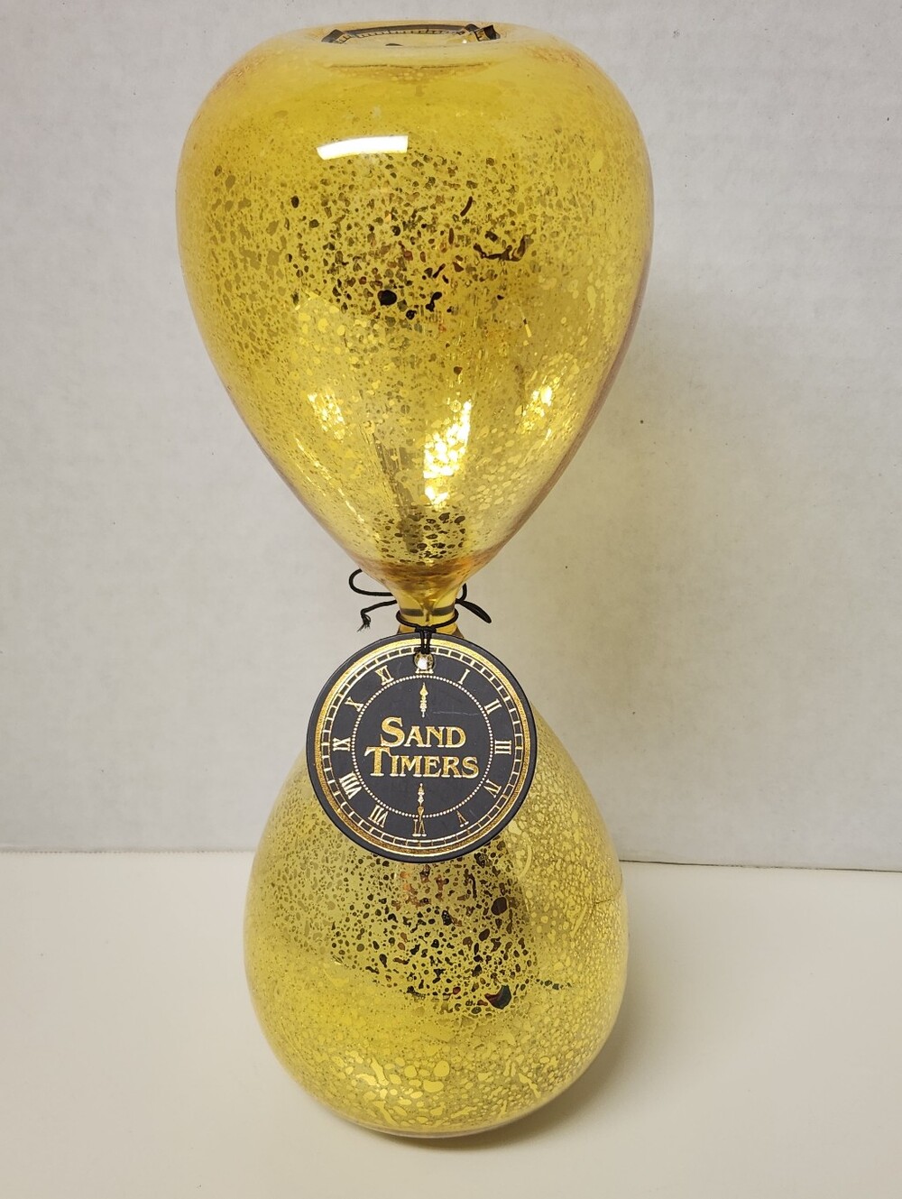 Home Essentials Gold Glass Hourglass Sand Timer - Decorative Accent